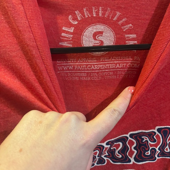 Philadelphia 76ers Graphic Tee | Paul Carpenter Art | Unisex Small - Picture 5 of 7